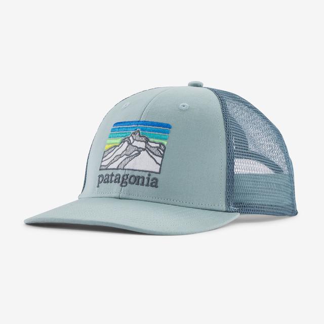 PATAGONIA Line Logo Ridge LoPro Trucker Hat Thermal Blue TMBL