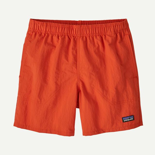 PATAGONIA Kids Baggies Shorts 5in - Lined Pollinator Orange PNO / L