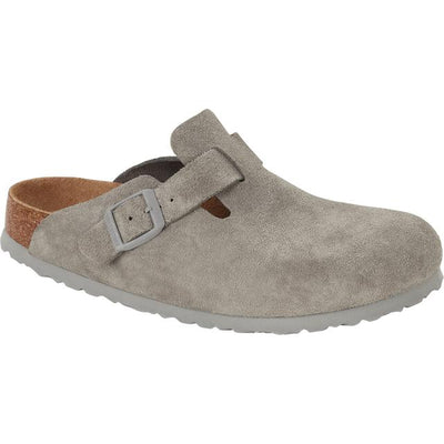 BIRKENSTOCK Boston Suede Narrow Stone Coin