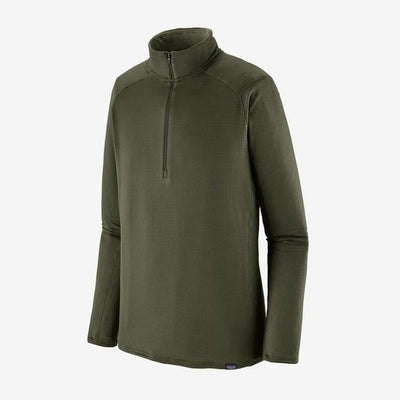 PATAGONIA Men's Capilene Thermal Weight Zip-Neck Pine Needle Green PNGR