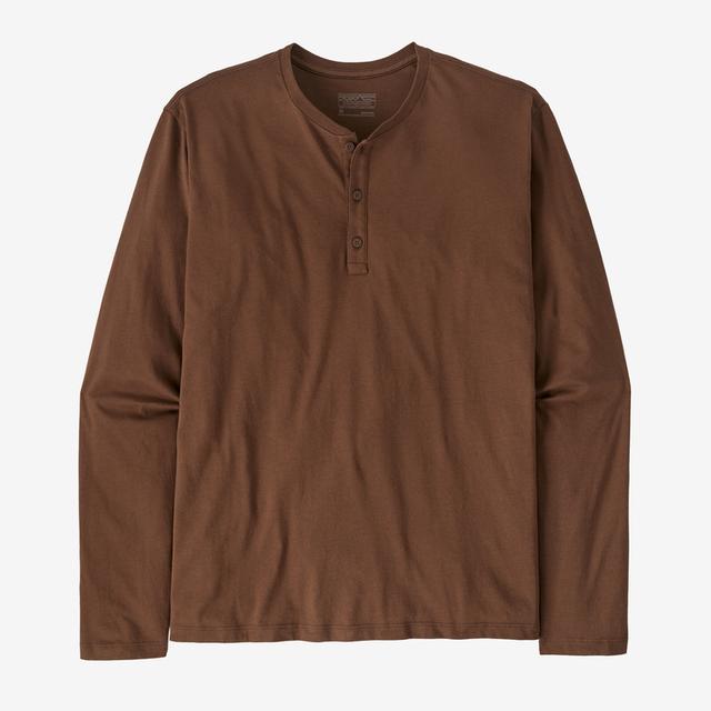 PATAGONIA Men's Long-Sleeved Daily Henley Molasses Brown MLBN