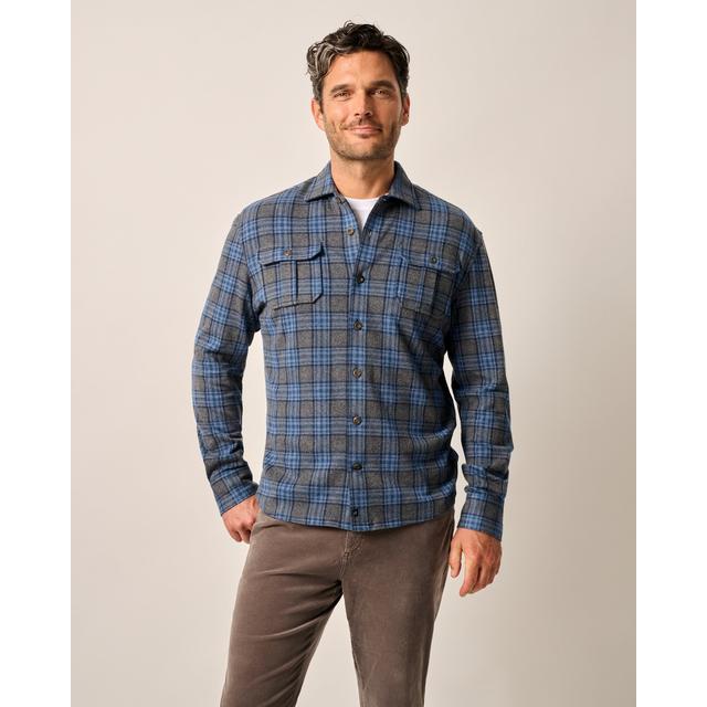 JOHNNIE-O Men's Waites Shirt Charcoal