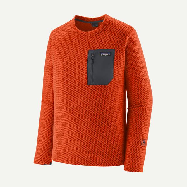 PATAGONIA Mens R1 Air Crew Pollinator Orange PNO / L