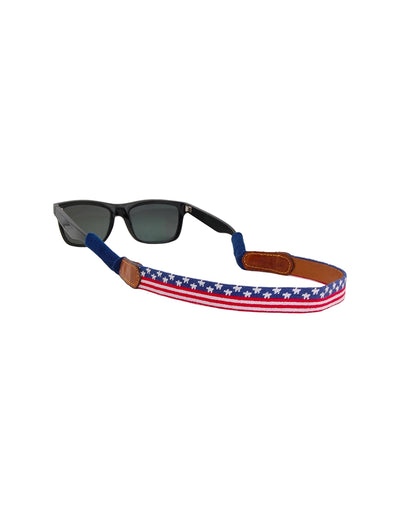 SMATHERS Needlepoint Sunglass Strap Old Glory