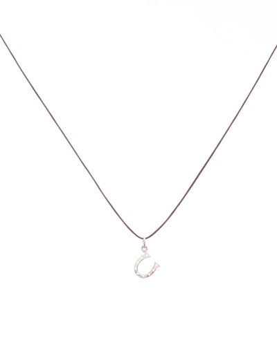 BRONWEN Tiny Charm Silver Necklace