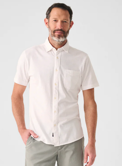 FAHERTY Men's SS Knit Seasons Shirt (Single Pocket)