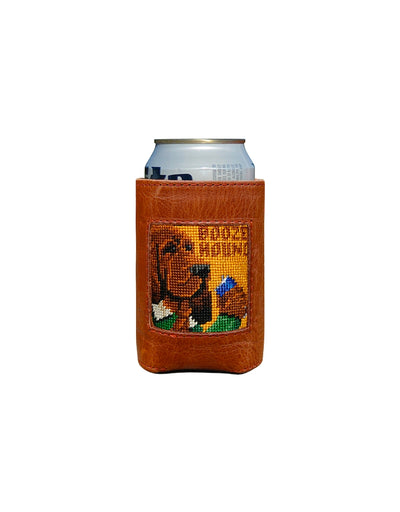SMATHERS Needlepoint Can Cooler Booze Hound