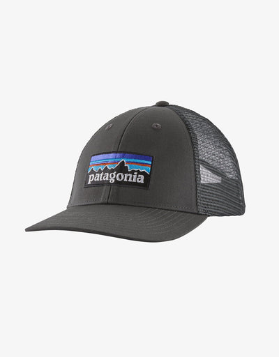 PATAGONIA P-6 Logo LoPro Trucker Hat Forge Grey FGE